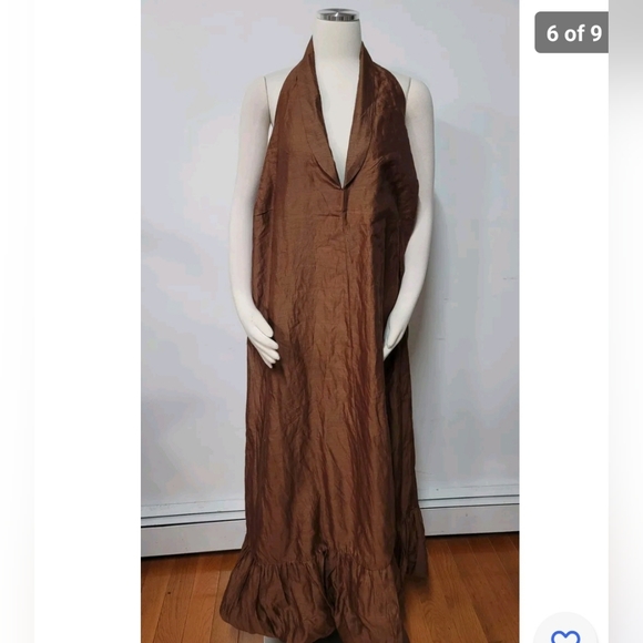 Anthropologie Flounced Maxi Dress Size 18 - Picture 5 of 8